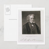 John Caldwell Calhoun、Henry Bryan Halによる彫刻 ポストカード (正面/裏面)