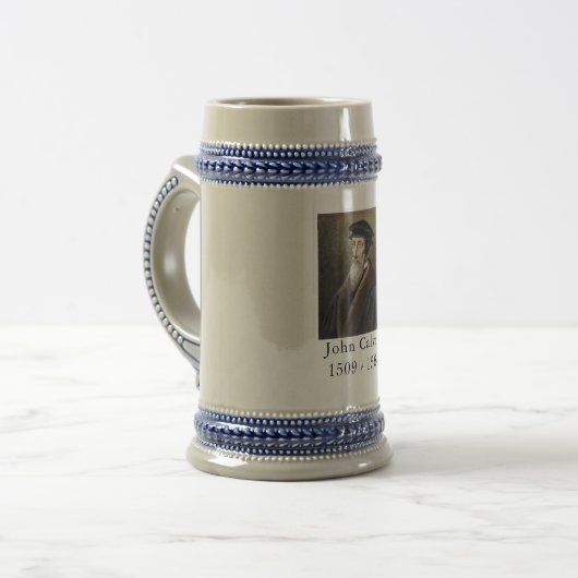 John Calvin Beer Mug - Reformation Series ビールジョッキ (正面左)