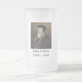 John Calvin Beer Stein – 改革シリーズ フロストグラスビールジョッキ