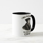 John Calvin Predestined Coffee Funny Theology マグカップ (正面右)