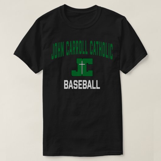 John Carroll Catholic High School Cavaliers Baseba Tシャツ (デザイン正面)