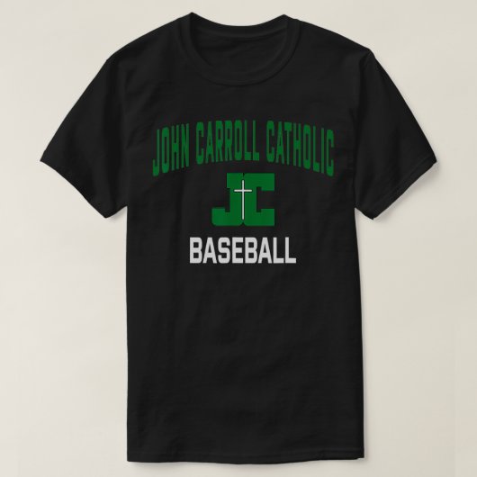 John Carroll Catholic High School Cavaliers Baseba Tシャツ (デザイン正面)