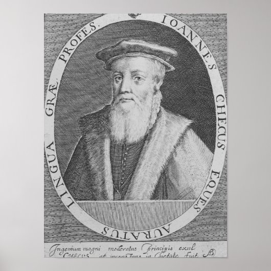 John Cheke, 1620 ポスター (正面)