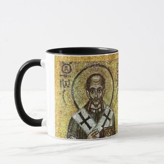 John Chrysostom l Houstard l Icon l Catholic Saint マグカップ (左)