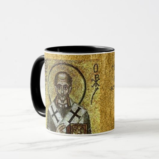 John Chrysostom l Houstard l Icon l Catholic Saint マグカップ (正面左)