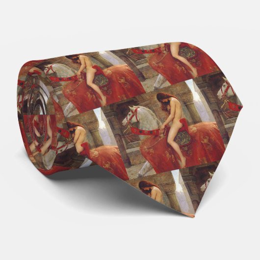 John Collier著「Lady Godiva」 ネクタイ (ロール)