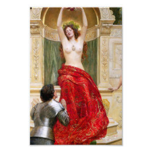 John Collier In the Venusberg Tannhauser フォトプリント