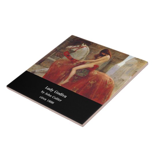 John Collier , “ Lady Godiva ” タイル (側面)