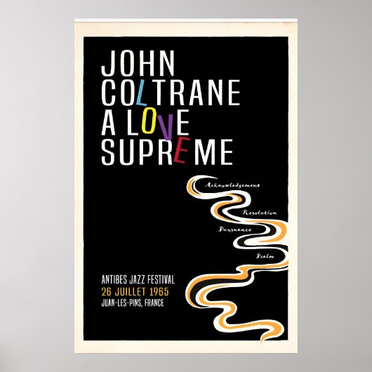 John Coltrane, A Love Supreme , Original Print ポスター (正面)