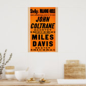 John Coltrane - Miles Davis jazz poster - Shelly's ポスター (キッチン)