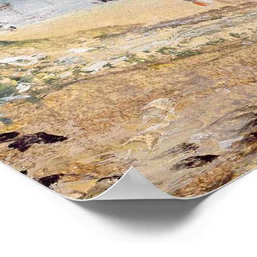 John Constable | Brighton Beach (oil on canvas) ポスター (角)