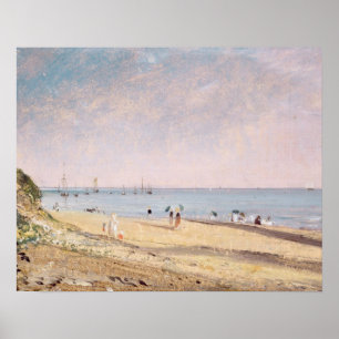 John Constable   Brighton Beach (oil on canvas) ポスター