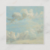 John Constable - Cloud Study スクエア名刺 (正面)