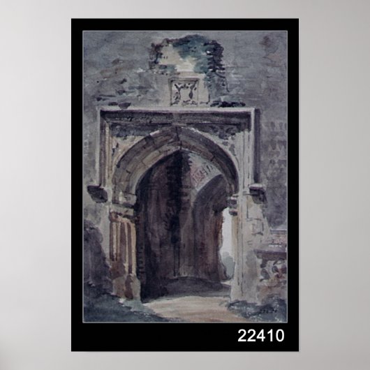 John Constable | East Bergholt Church ポスター (正面)