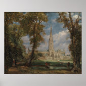 John Constable | Salisbury Cathedral from the Bish ポスター (正面)