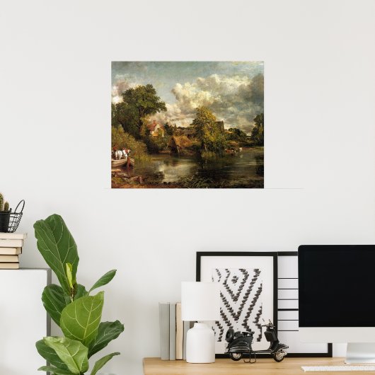 John Constable - The White Horse artwork ポスター (ホームオフィス)