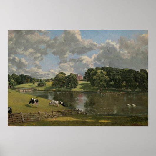 John Constable - Wivenhoe Park, Essex ポスター (正面)