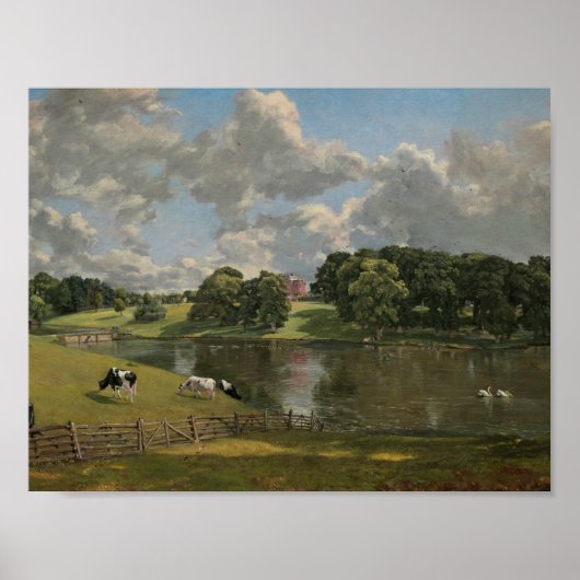 John Constable - Wivenhoe Park, Essex ポスター (正面)