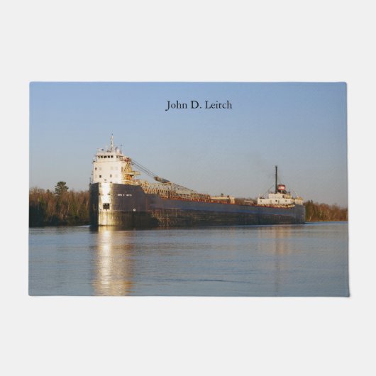John D. Leitch door mag ドアマット (正面)