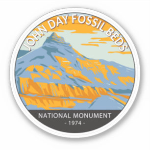 John Day Fossistle Beds National Monument Oregon シール