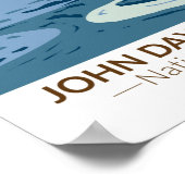 John Day Fossistle Beds National Monument Oregon ポスター (角)