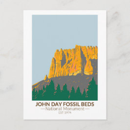 John Day Fossistle Beds National Monument Oregon ポストカード