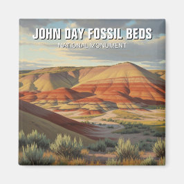 John Day Fossistle Beds National Monument Oregon マグネット