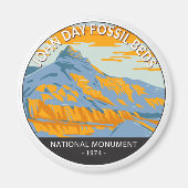 John Day Fossistle Beds National Monument Oregon マグネット (正面)