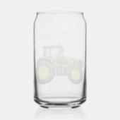 John Deere トラクターの農家 ガラス缶 (正面)