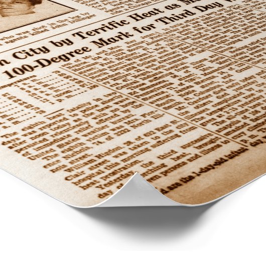 John Dillinger Public Enemy #1 Dies Reaching  ポスター (角)