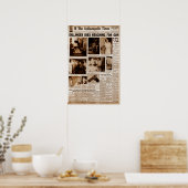 John Dillinger Public Enemy #1 Dies Reaching ポスター (キッチン)