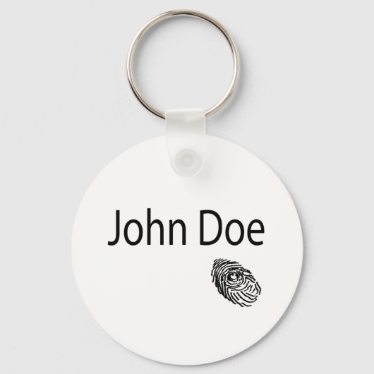 John Doe Filerprint キーホルダー (正面)