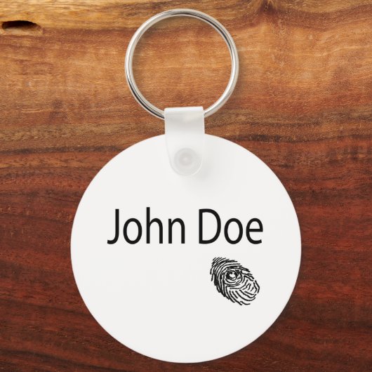 John Doe Filerprint キーホルダー (正面)