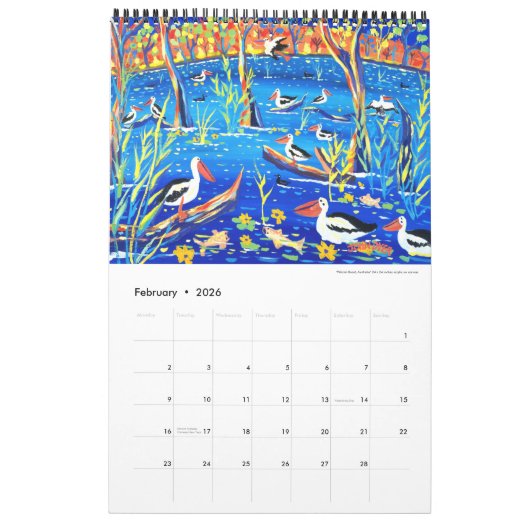 John Dyer環境絵画カレンダー2019 カレンダー (2月 2026)