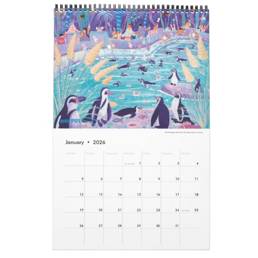 John Dyer環境絵画カレンダー2019 カレンダー (1月 2026)