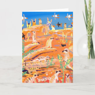 John Dyer Art Card Meerkats シーズンカード