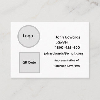 John Edwards テンプレート ビジネスカード