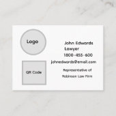 John Edwards Template Business Card 名刺 (正面)