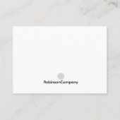 John Edwards Template Business Card 名刺 (裏面)