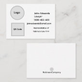 John Edwards Template Business Card 名刺 (正面/裏面)