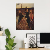 John Everett Millais – 秋 ポスター (ホームオフィス)