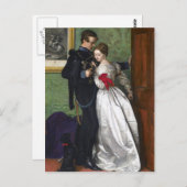 John Everett Millais – 黒いブルンスウィッカー ポストカード (正面/裏面)