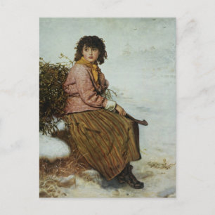 John Everett Millais - Mistlete Gathererポストカード ポストカード