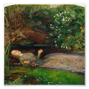John Everett Millais - Ophelia フォトプリント