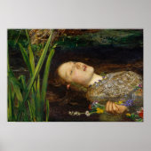 John Everett Millais - Ophelia ポスター (正面)