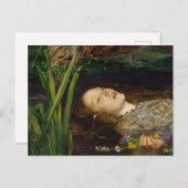 John Everett Millais - Ophelia ポストカード (正面/裏面)