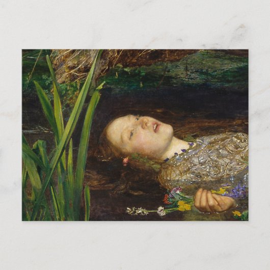 John Everett Millais - Ophelia ポストカード (正面)