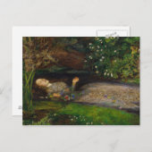 John Everett Millais - Ophelia ポストカード (正面/裏面)