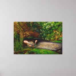 JOHN EVERETT MILLAIS - OPHELIA - 1851-1852 - キャンバスプリント