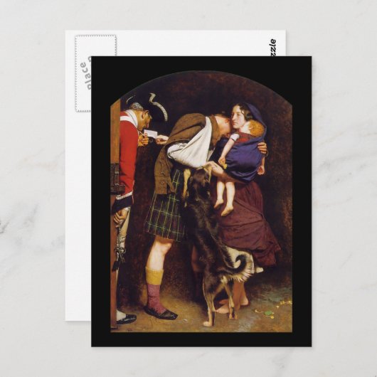 John Everett Millais Order of Release ポストカード (正面/裏面)